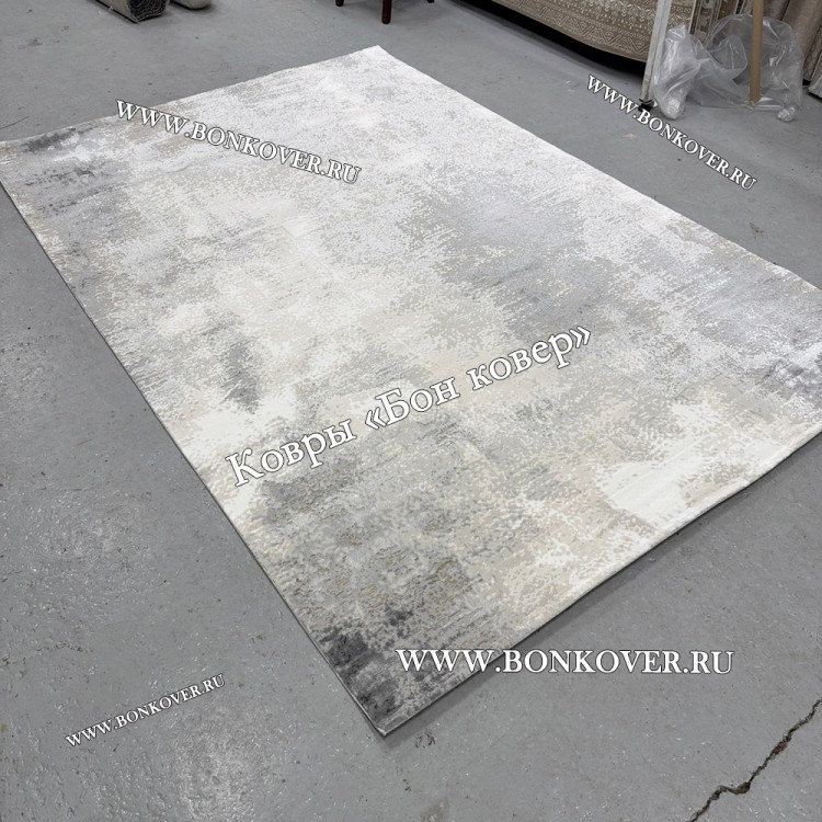 Абстрактный Ковер Для Гостиной Арт 29873 Серый